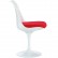 Стул Eero Saarinen Tulip Chair красная подушка