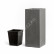 Кашпо TREEZ Effectory - Beton - Высокий куб - Тёмно-серый бетон 41.3317-02-010-GR-97